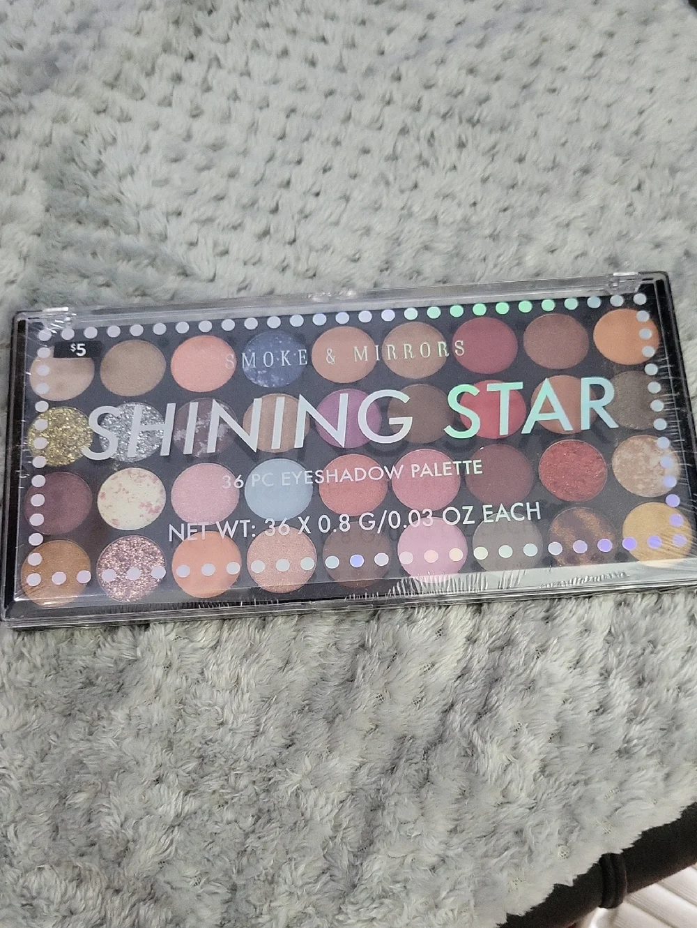 Shining Star 36-Color Eyeshadow Palette — Pink, Brown & Gold Shades
